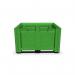 Vented Plastic Box Pallet 770 H X 1000 W X 1200 D mm - Green 436824