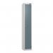 1 Tier - Steel Locker Flat Top - Pearl Silverbodyslate Grey Door - Cam Lock - H 1800 X W 300 X D 300 436843