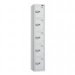 5 Tier - Steel Locker Flat Top - Combi Lock - H 1800 X W 300 X D 450 437073