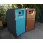 Recyclo 240 l Bin Housing(aqua - Mixed Glass) 437182