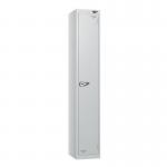 1 Tier - Steel Locker Flat Top - Combi Lock - H 1800 X W 300 X D 300 437216