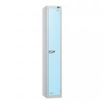 1 Tier - Steel Locker Flat Top - Combi Lock - H 1800 X W 300 X D 300 437225