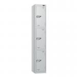 3 Tier - Steel Locker Flat Top - Combi Lock - H 1800 X W 300 X D 300 437242
