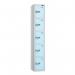 5 Tier - Steel Locker Flat Top - Combi Lock - H 1800 X W 300 X D 300 437277