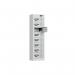 1005 X 250 X 180, 8 Phone Chargingmini Locker, 3 Pin , Cam Locks Silversilver 437308