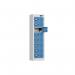 1005 X 250 X 180, 8 Tier Phone Chargingmini Locker Cam Locks 3 Pin Silvercobalt Blue 437310