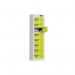 1005 X 250 X 180, 8 Tier Phone Chargingmini Locker Cam Locks 3 Pin Silverlime 437316