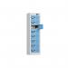 1005 X 250 X 180, 8 Tier Phone Chargingmini Locker Cam Locks Usbacornflower Blue 437323