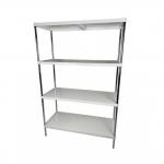 Powder Coated Shelving Unit-4 Shelves - 1800 H X 900 W X 400 D mm 437351