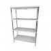 Powder Coated Shelving Unit-4 Shelves - 1800 H X 900 W X 400 D mm 437351
