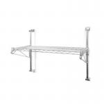 Eclipse Chrome Wall Shelving- 1 Tier - 610 Mmh (posts) X 915 W X 1220 D mm 437369