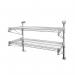 Eclipse Chrome Wall Shelving- 2 Tier - 610 Mmh (posts) X 915 W X 305 D mm 437371