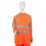 Ladies Hiviz Ls Polo Sml 437537