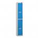 2 Door 1800 X 300 300 Ppelocker, Silvercobalt Blue, Cam Locks 437668