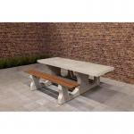 Picnic Table Deluxe Wheelchairaccessible - Natural Concrete 437716