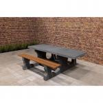 Picnic Table Deluxe Wheelchairaccessible - Anthracite Concrete 437722
