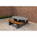 Picnic Table Deluxeoval - Anthracite Concrete 437723