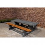 Picnic Set Deluxe 246 cm - Anthracite Concrete 437724