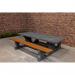 Picnic Set Deluxe 246 cm - Anthracite Concrete 437724