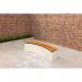 Bench Deluxe Oval- Natural Concrete 437730