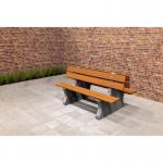 Parkbench Duo- Anthracite Concrete 437734