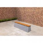 Bench Deluxe - Anthracite Concrete 437735