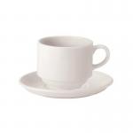 Pure White Stacking Cup X 6+ Double Well Saucer X 6 (pack of 2) 437781