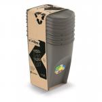 Sortibox Stackablegrey 35 l Bins- Pack of 4 437818