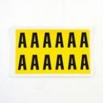 Letter A 12 Characterscard,38 X 21 mm Pack of 10 437821