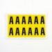 Letter A 12 Characterscard,38 X 21 mm Pack of 10 437821