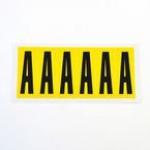 Letter A 6 Characterscard 90 X 38 mm Pack of 10 437823