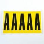 Letter A 5 Characterscard 130 X 45 mm Pack of 10 437824