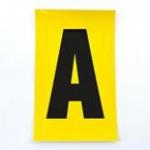 Letter A 1 Charactercard 230 X 140 mm Pack of 10 437825