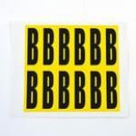 Letter B 12 Characterscard,56 X 21 mm Pack of 10 437828