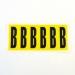Letter B 6 Characterscard 90 X 38 mm Pack of 10 437829