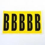 Letter B 5 Characterscard 130 X 45 mm Pack of 10 437830