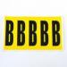 Letter B 5 Characterscard 130 X 45 mm Pack of 10 437830