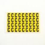 Letter C 36 Characterscard,19 X 14 mm Pack of 10 437832