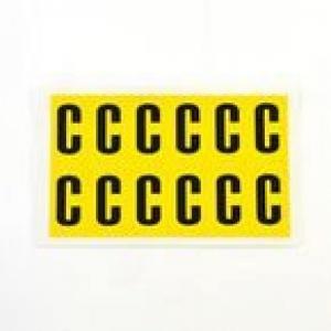 Letter C 12 CharactersCard, 38X21mm Pack Of 10 437833