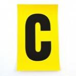 Letter C 1 Charactercard 230 X 140 mm Pack of 10 437837
