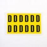 Letter D 12 Characterscard,38 X 21 mm Pack of 10 437839