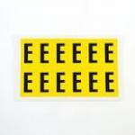 Letter E 12 Characterscard,38 X 21 mm Pack of 10 437845