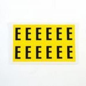Letter E 12 CharactersCard, 38X21mm Pack Of 10 437845