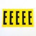 Letter E 5 Characterscard 130 X 45 mm Pack of 10 437848