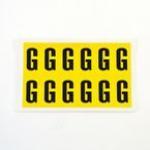 Letter G 12 Characterscard,38 X 21 mm Pack of 10 437857