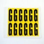 Letter G 12 Characterscard,56 X 21 mm Pack of 10 437858