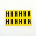 Letter H 12 Characterscard,38 X 21 mm Pack of 10 437863
