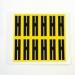 Letter H 12 Characterscard,56 X 21 mm Pack of 10 437864