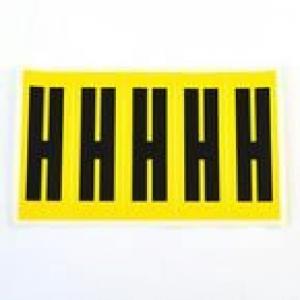 Letter H 5 CharactersCard 130X45mm Pack Of 10 437866