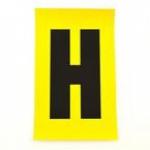 Letter H 1 Charactercard 230 X 140 mm Pack of 10 437867